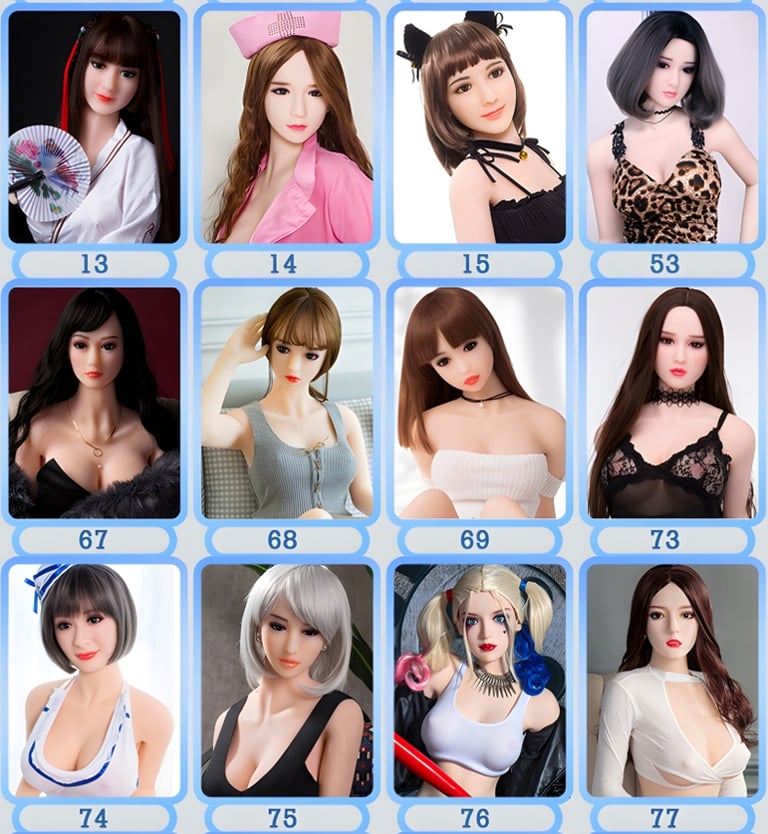 visage dolls TPE machoire articulee DDF