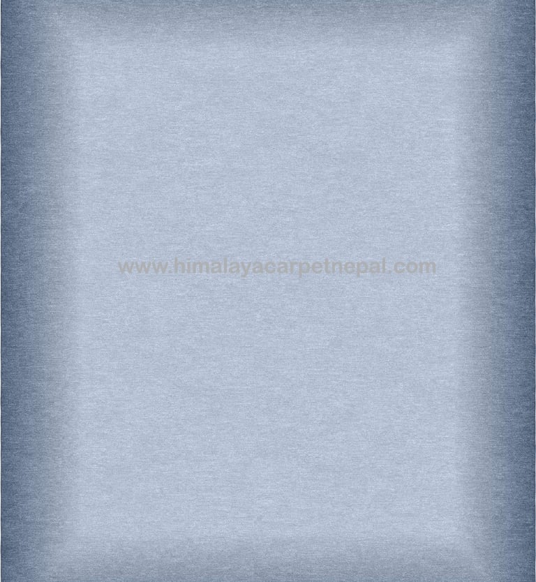 Custom rugs-gradient abstract hand-knotted rug with ombre center tones