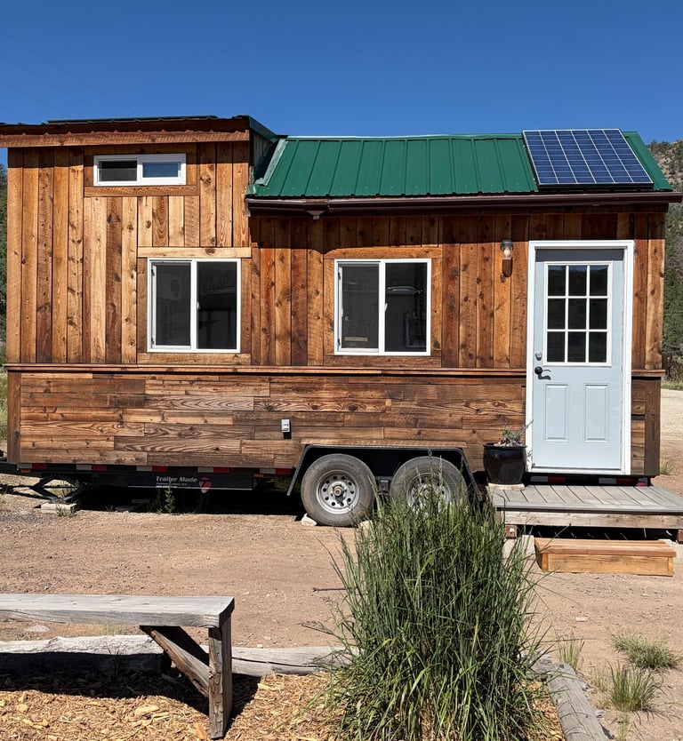 Betsy the Tiny House at Steel Horse Wedding Retreat