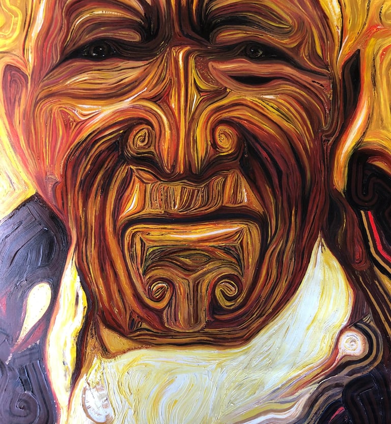 King Tāwhiao painting