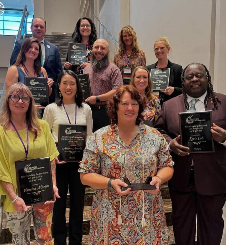 Photo of the 2025 GAEA Award winners. Not all winners were present for the photo.