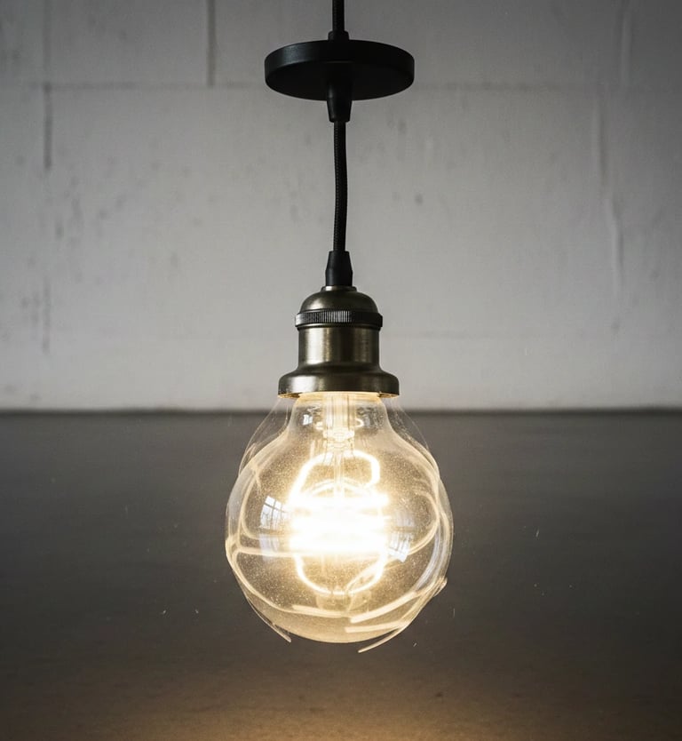 Is a flickering light bulb dangerous yellow light