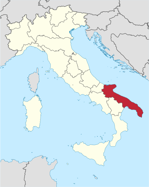 Regione Puglia in Italia