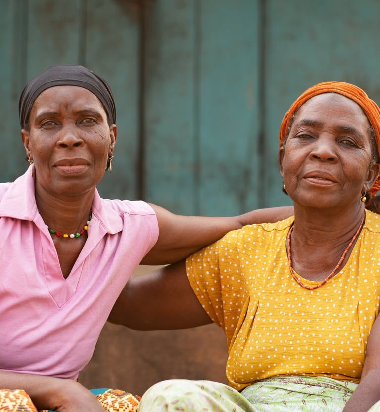 Women sitting together