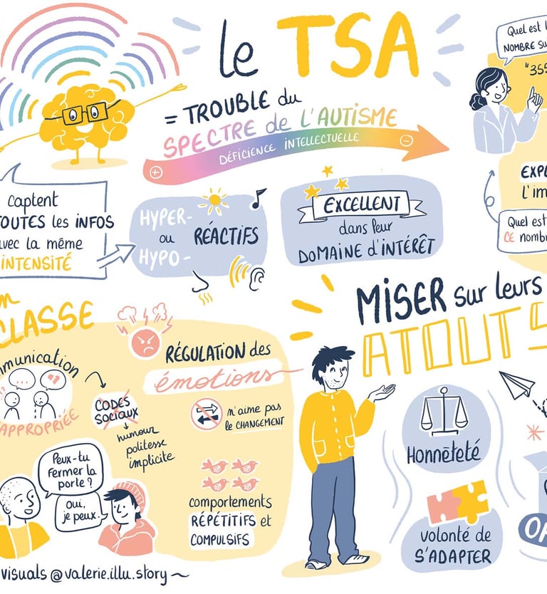 a graphic representation of the autism spectrum