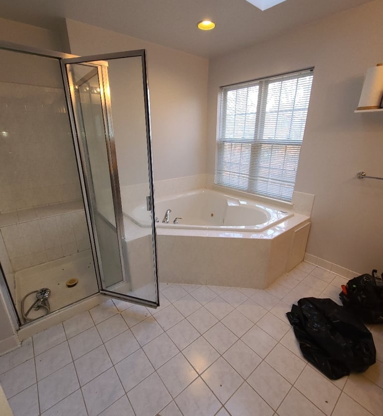 Shower and tile installation for bathroom renovation in Elgin