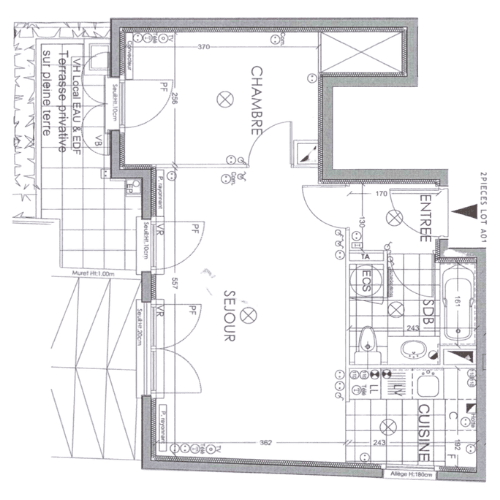 Plan de l'appartement