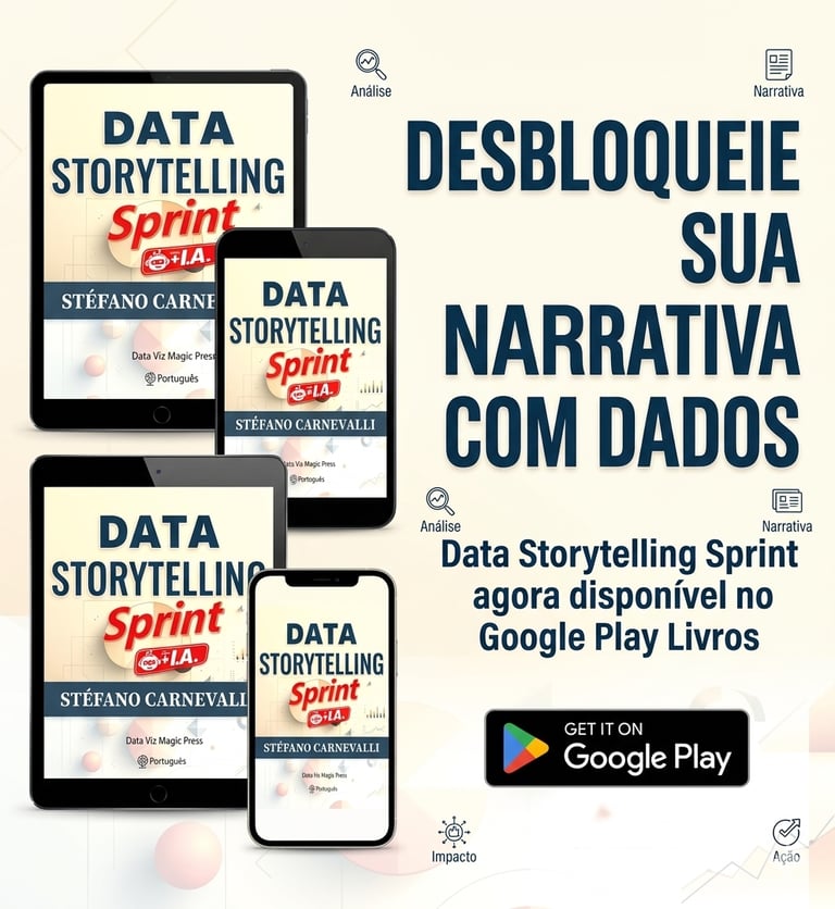 Livro Data Storytelling Sprint no Google Play