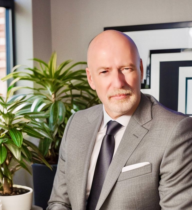 Scott Randy Gerber at his Tampa, Florida Office