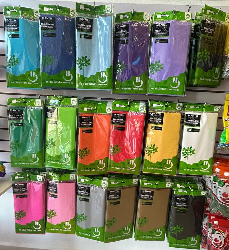 manteles de colores