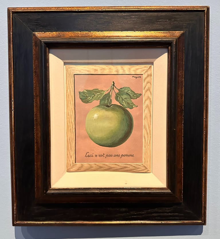 This Is Not an Apple, 1959 gouache on paper ©16mag