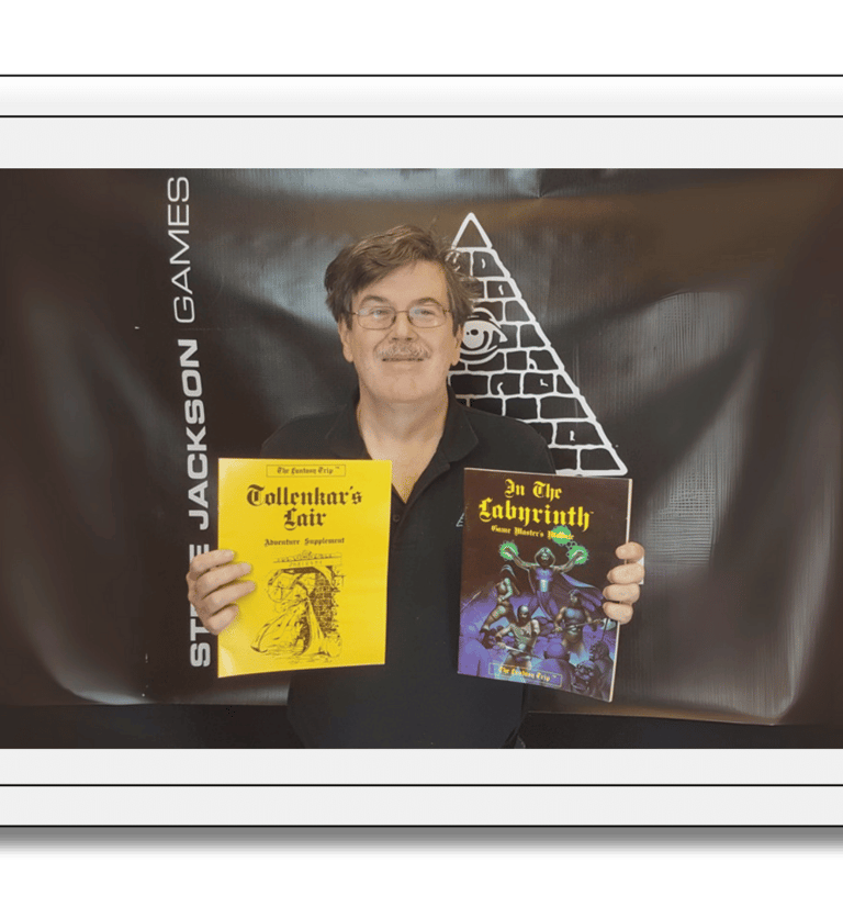 Steve Jackson designer americano da Steve Jackson Games SJG (EUA)