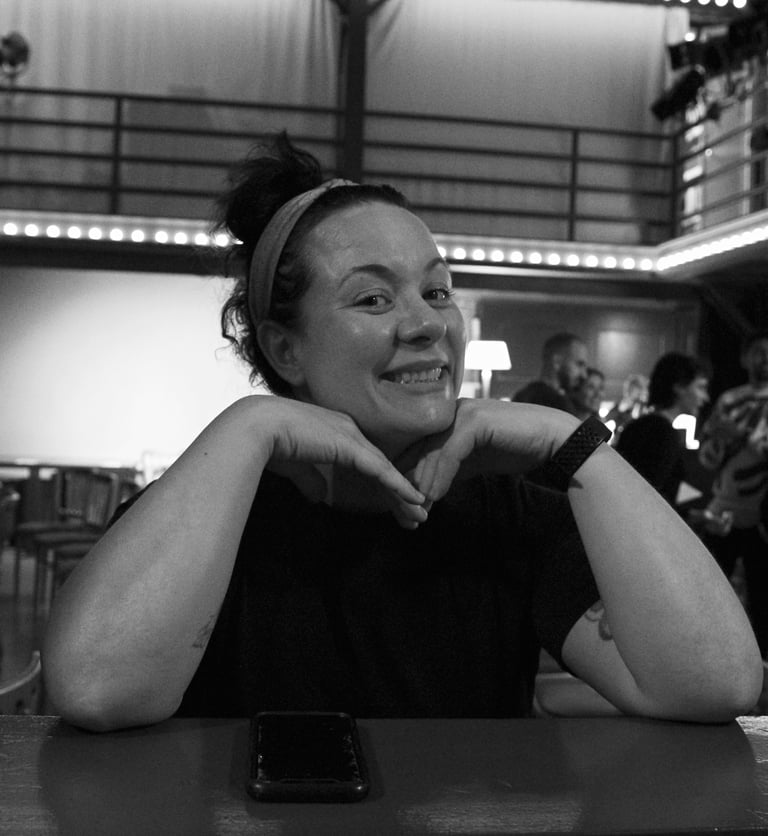 woman smiling