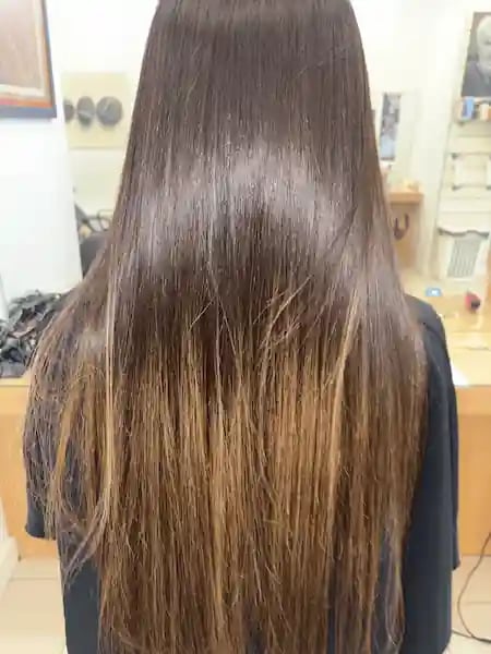 après lissage tanin