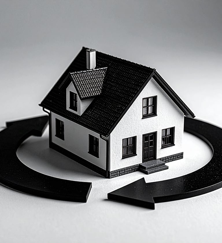 a house bought using BRRR method