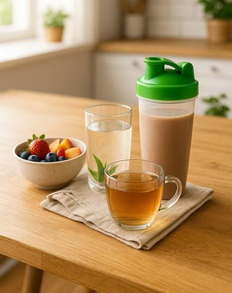 Démarrez votre journée avec le petit déjeuner idéal Herbalife. Vitamines et Protéines. 