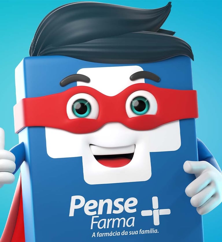 mascote 3D personagem 3D