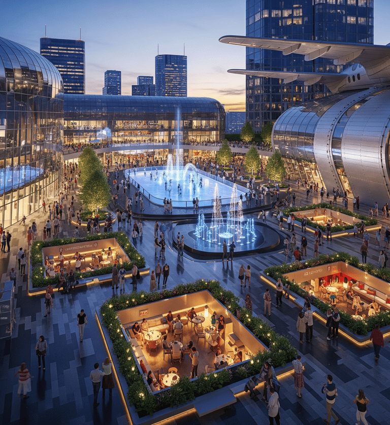  A central hub for gatherings and public events.