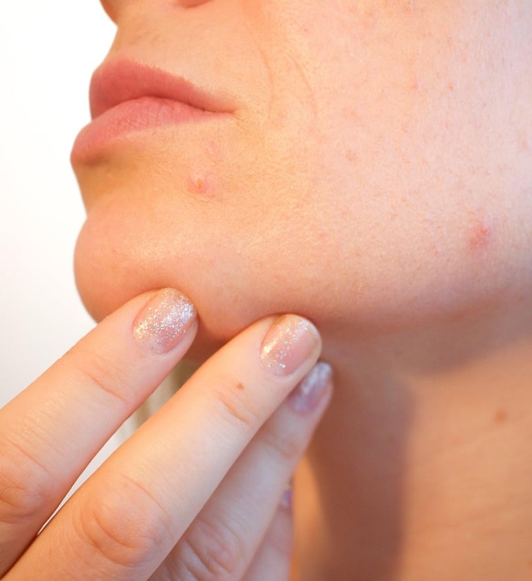 Before and after results of anti-aging treatment at Kandyan Aesthetics