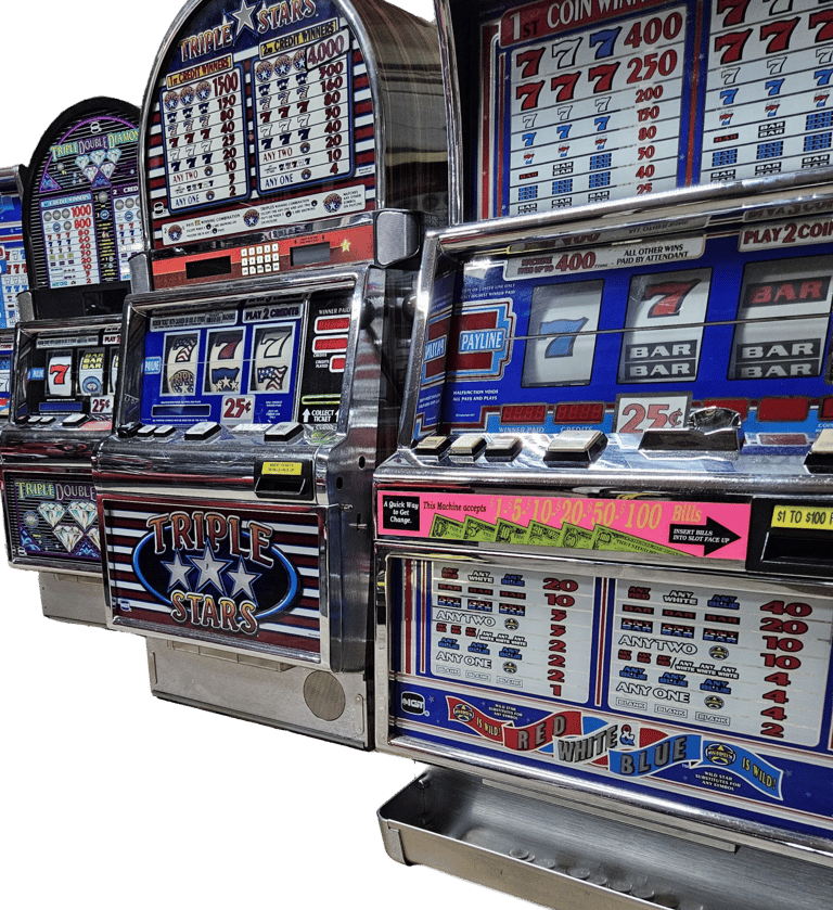 a row of igt s2000 slot machines