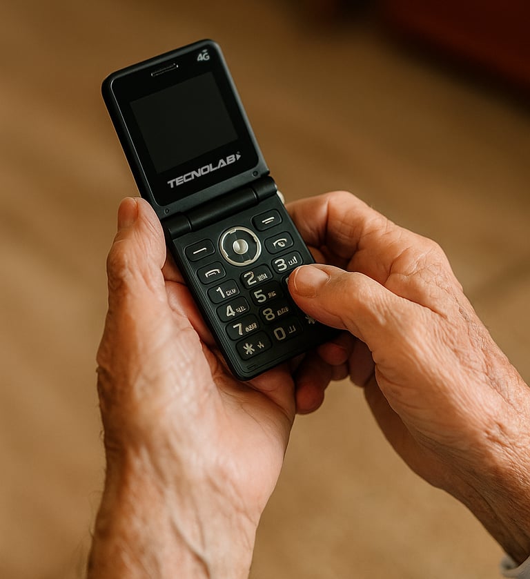 telefono celular senior adulto mayor tecnolab tl709
