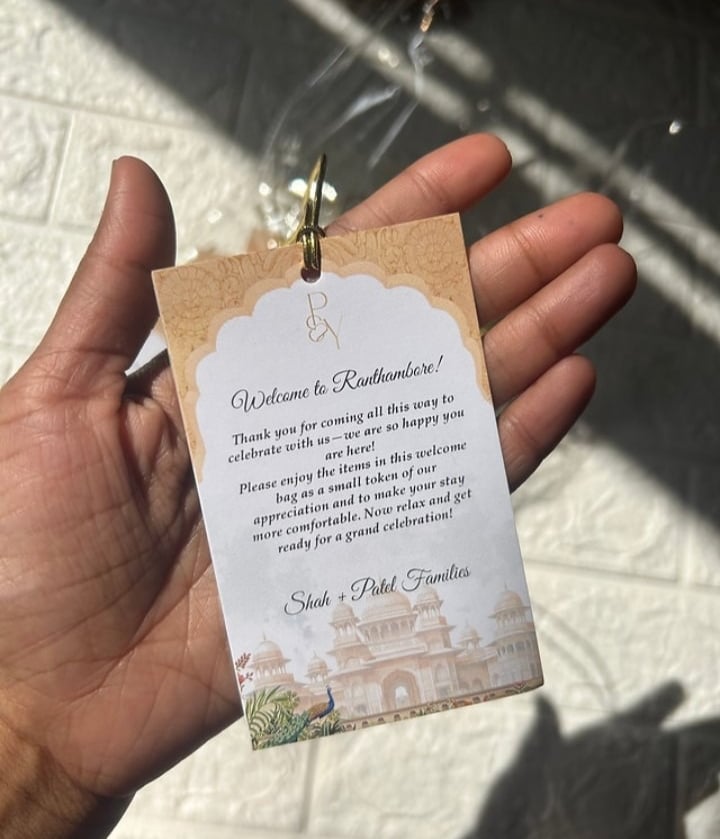 Hamper Tag by Geet Events