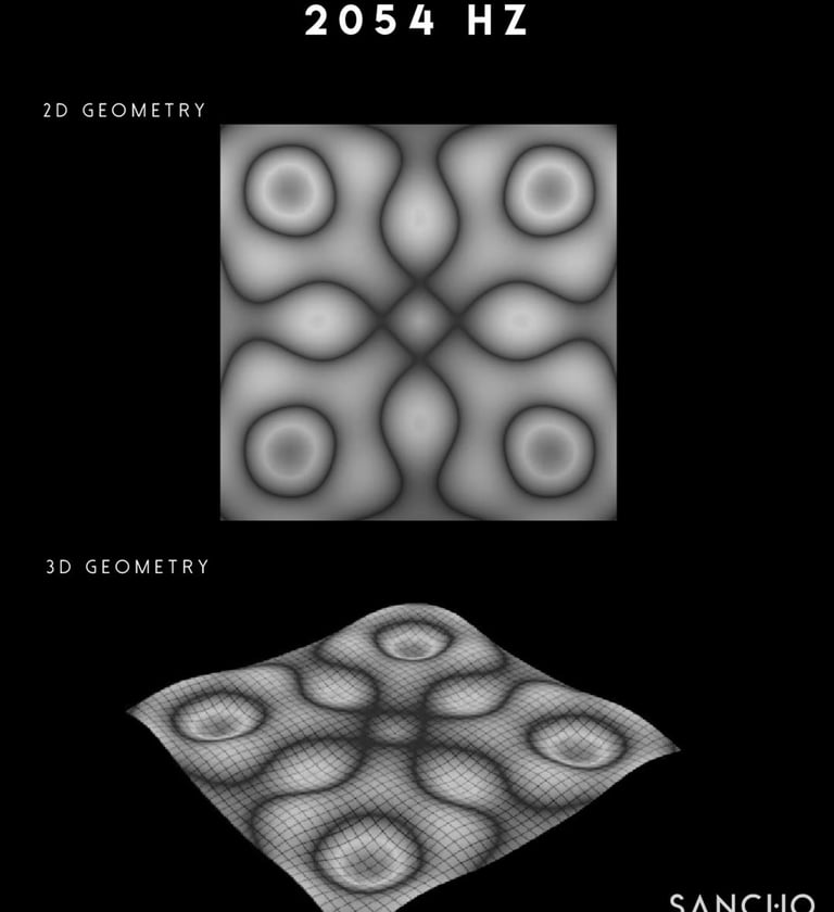 3d simulacion de chladini plates 