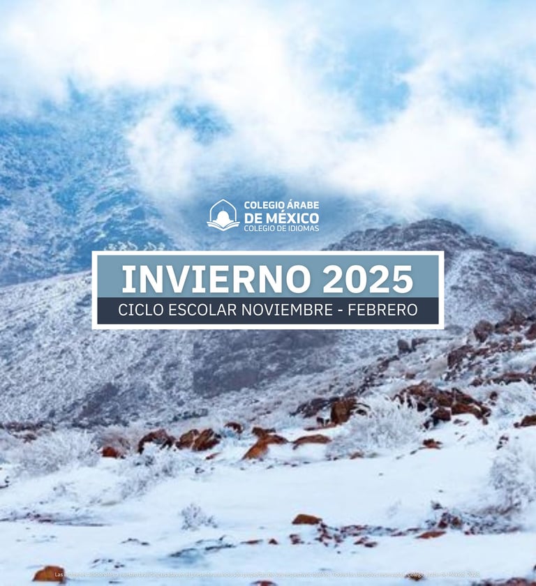 Portada Ciclo Escolar Invierno 2025