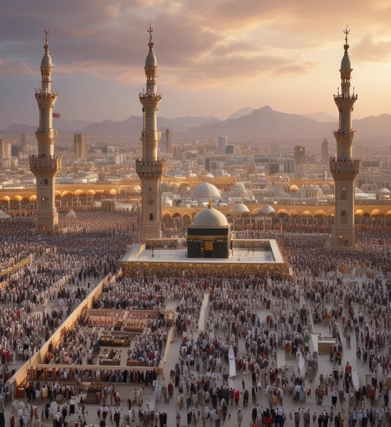 A group of happy travelers enjoying a guided tour in nature.