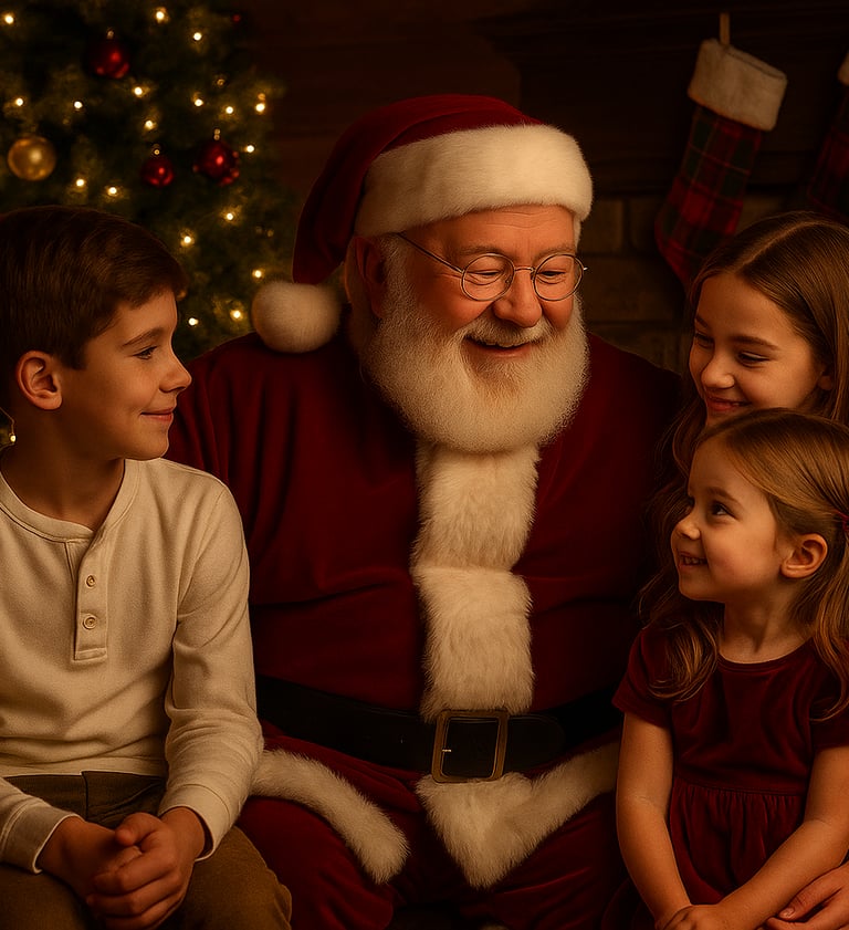 Santa on a home visit!