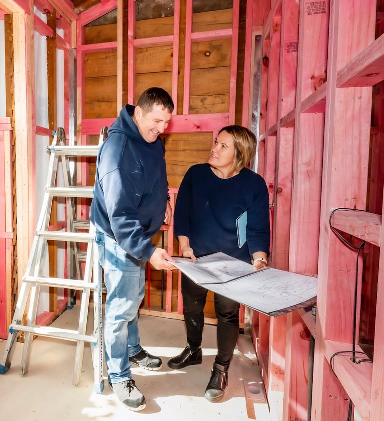 Builders working