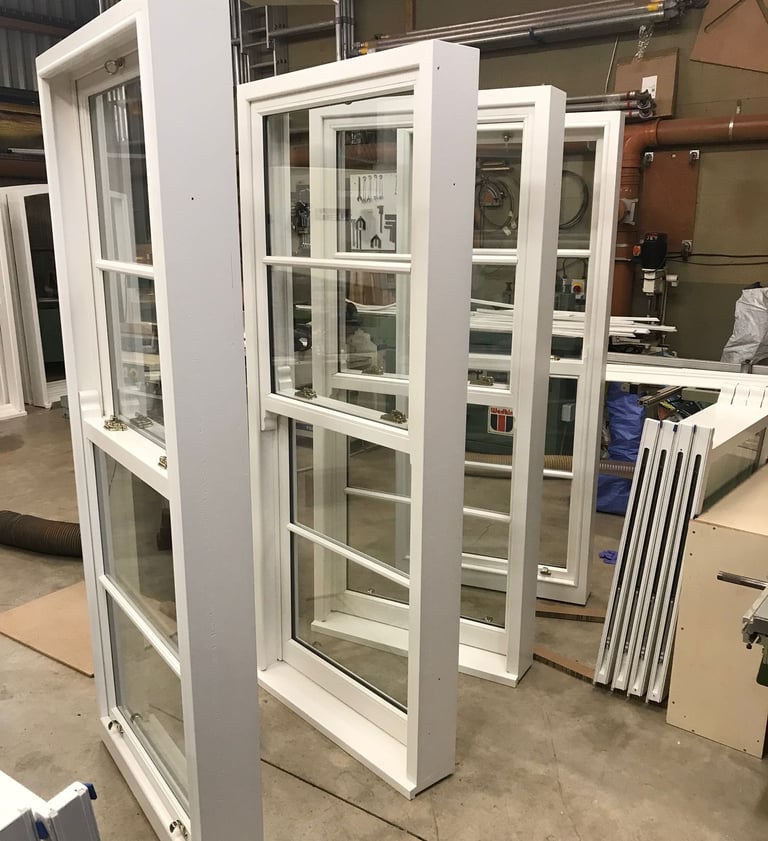 Full replacement sash windows in Belfast