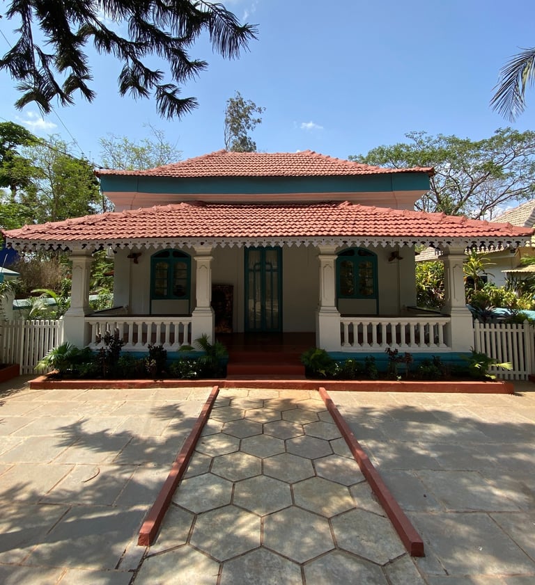 arti quinta, art villa Sangolda Goa India