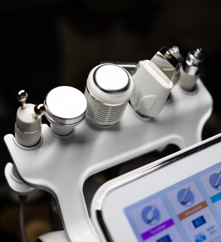 Machine permettant d'effectuer le soin Hydraskin