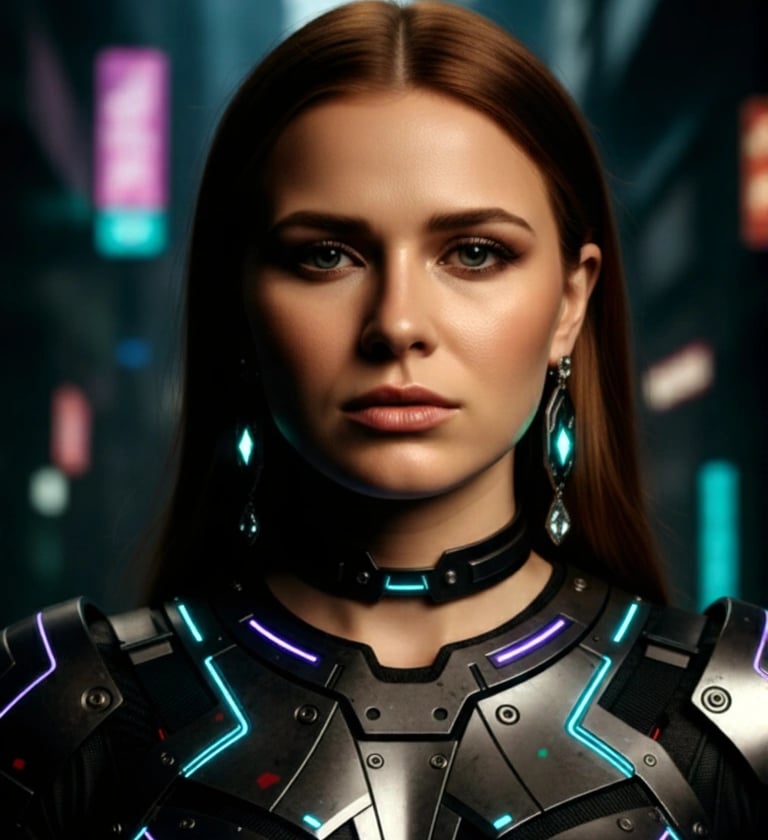 a woman in a futuristic suit with a futuristic suit