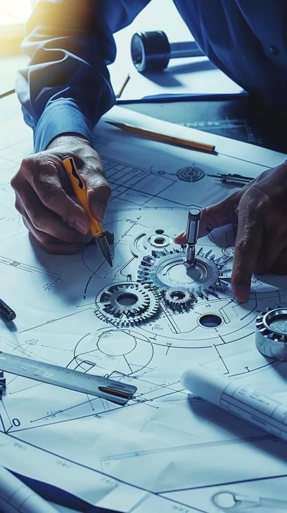 3D CAD Modelling, Mechanical Engineering Design, 2D Drafting, Design for Manufacturing