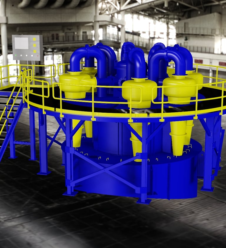 Hydro cyclone parts and liners - Ceramic, Rubber, Polymer Supplier
