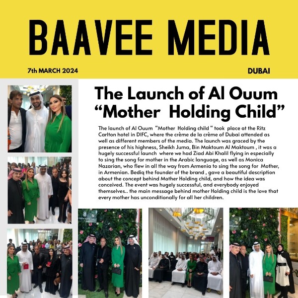 A group of people, dressed in green and white, standing together at a Bedig Minassian event