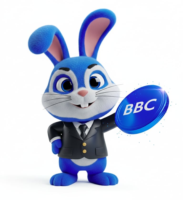 Blue Bunny Coin