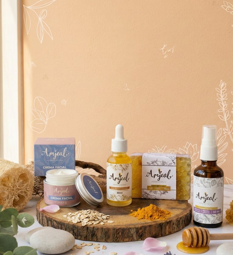 Productos para ritual de cosmetica natural