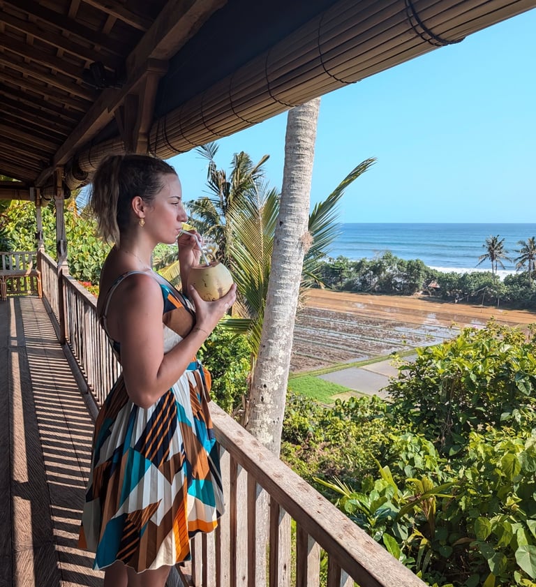 Une entreprenuse qui voyage grace à son métier de travel planner à Bali