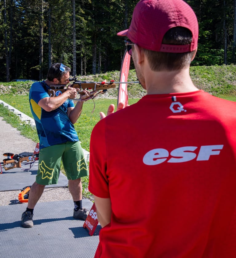 Activités original du biathlon à découvrir à Autrans dans le Vercors