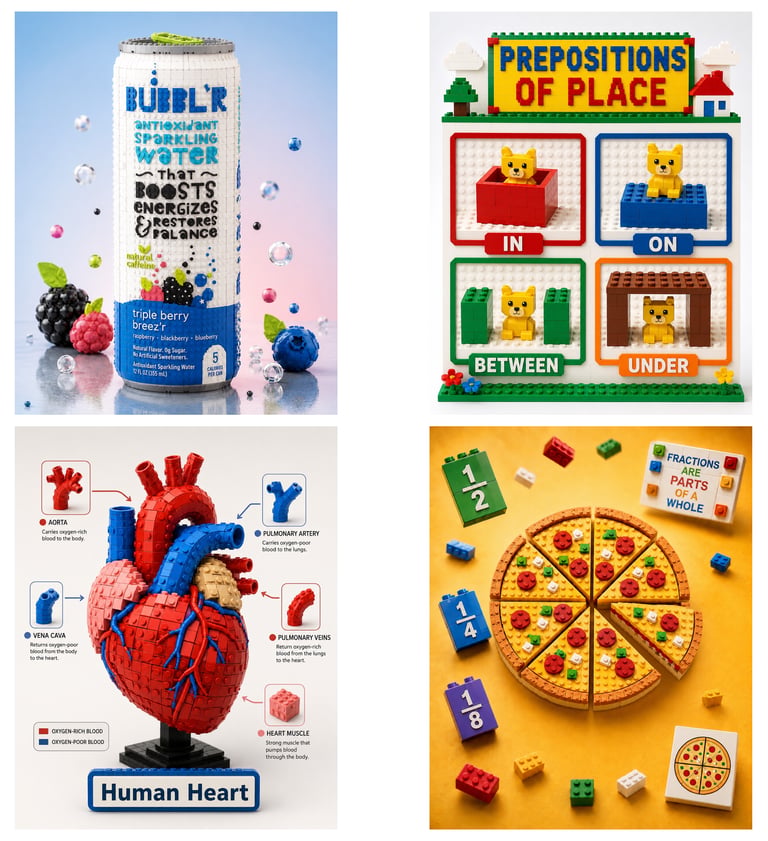 lego-built visual examples