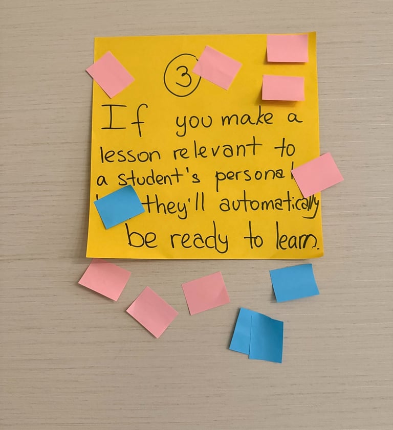 principles of adult learning myth 3
