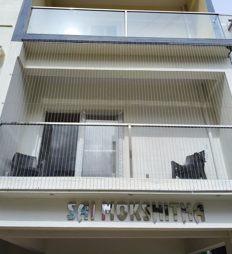 Balcony safety nets installation in bangalore