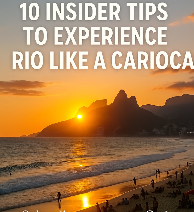 rio por do sol