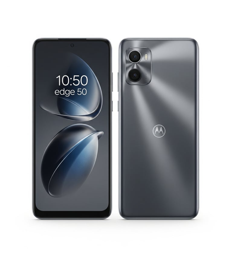a motorola motoo phone with a motorola edge