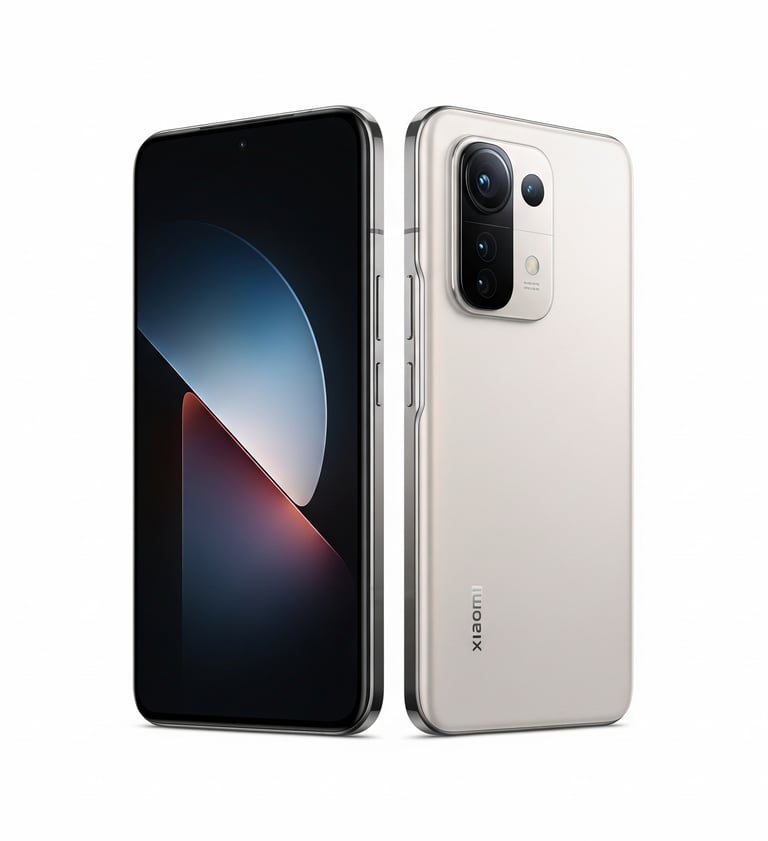 um smartphone com câmera e um smartphone