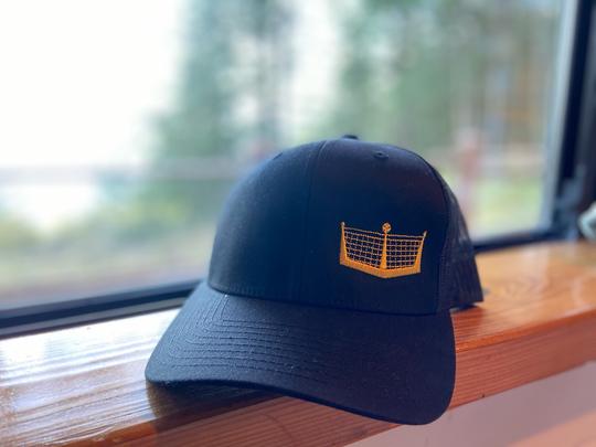 The Pickleball Experience Merch & Gear - Black Hat with Crown