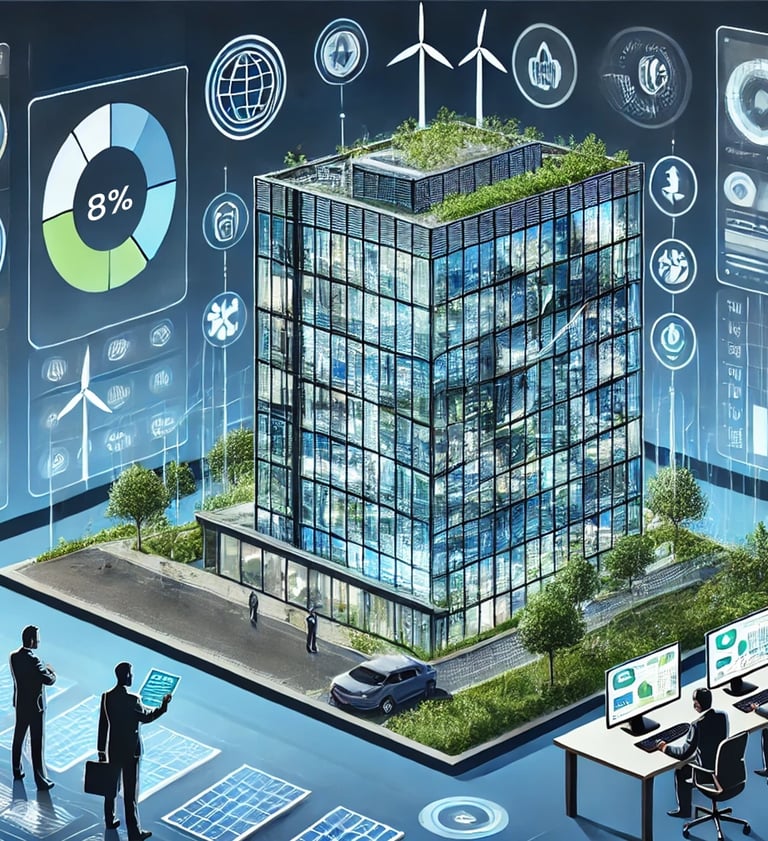 digital twins for business carbon footprint simulations